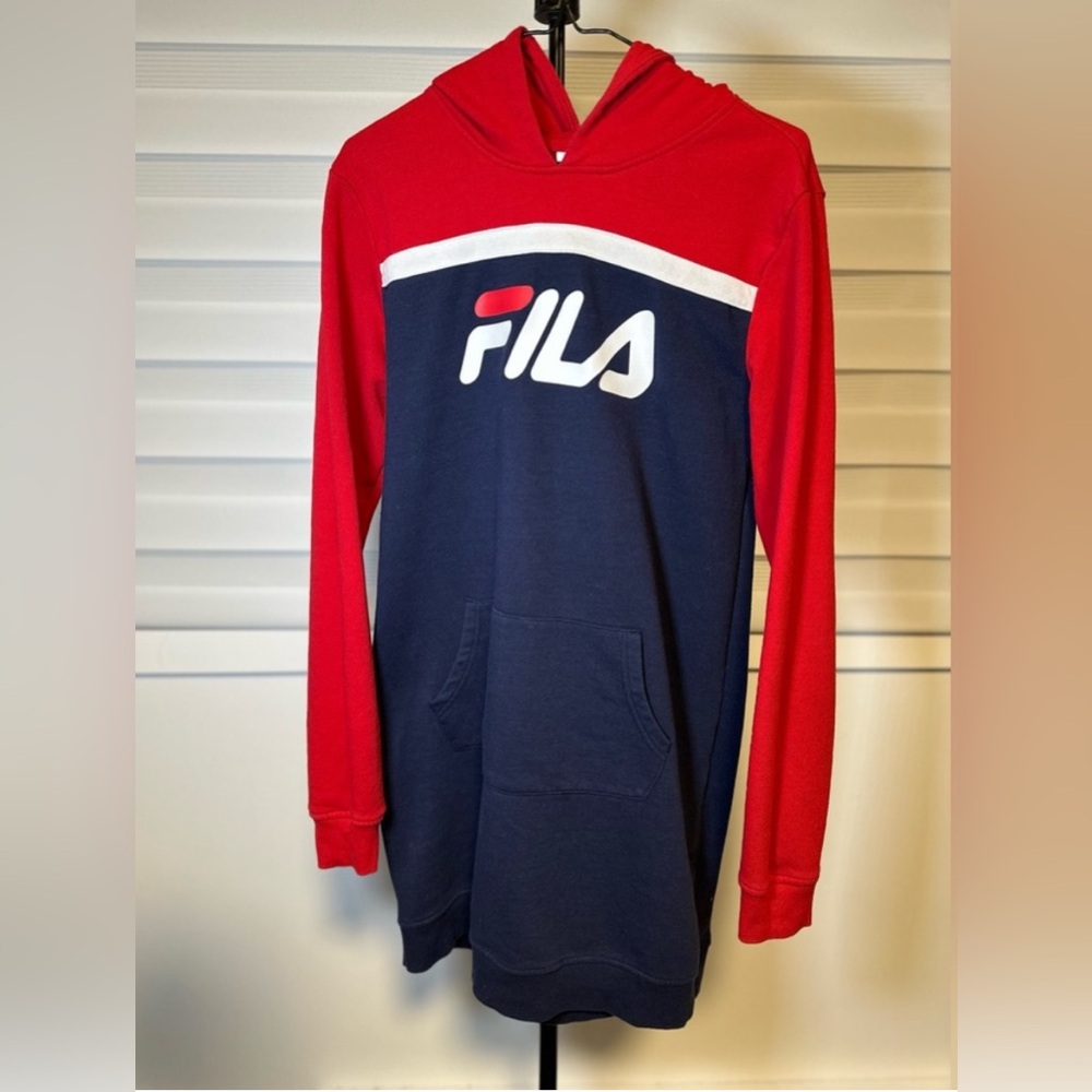 FILA sweatshirt pullover hoodie dress size XXL